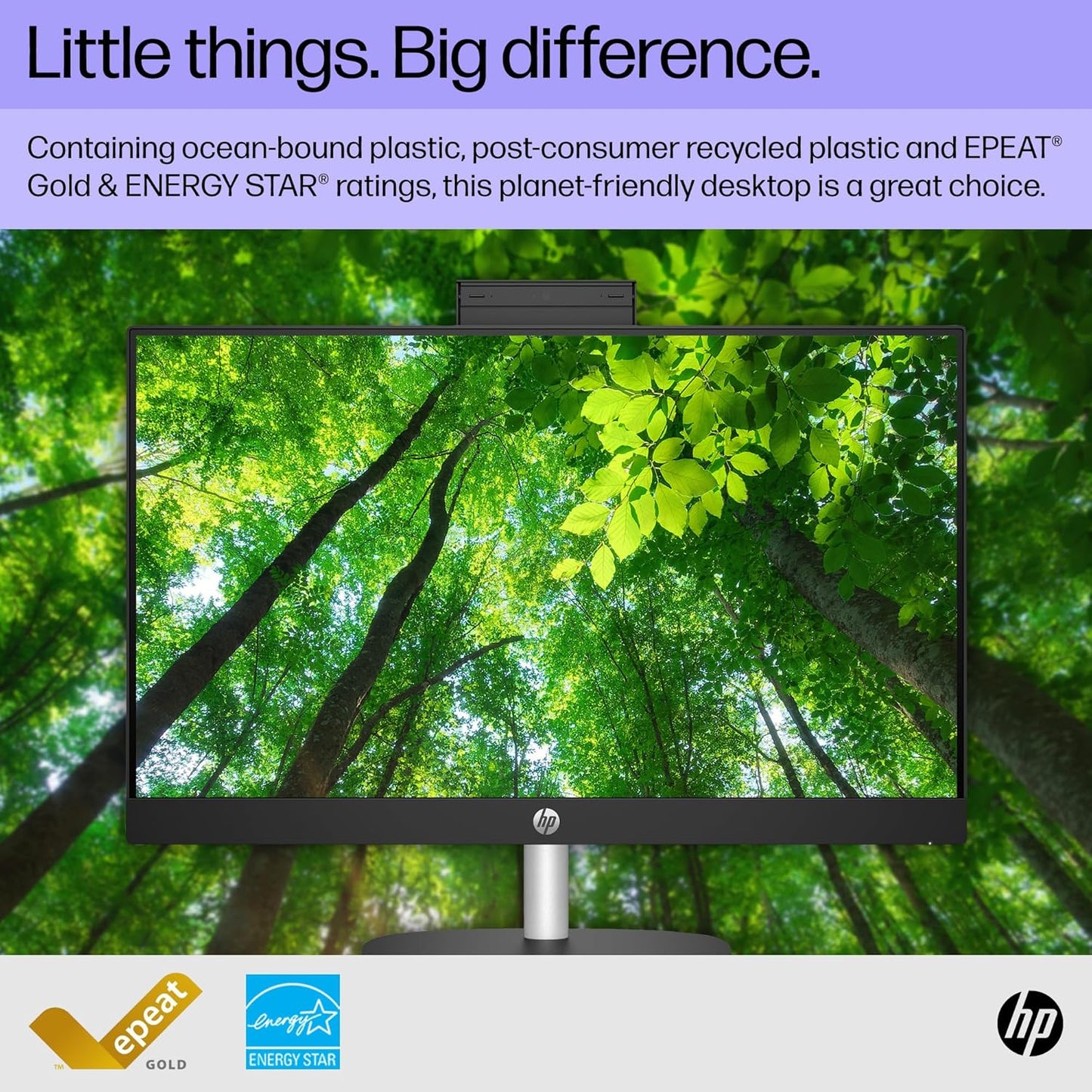 HP 7H0U3AA#ABA 23.8" Ryzen 5 All-in-One PC