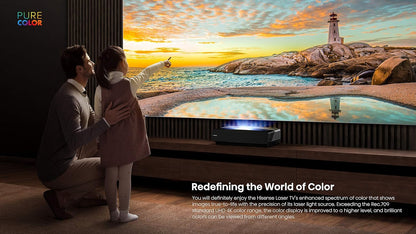 Hisense 120L5F 4K Laser Cinema Projector with ALR Screen