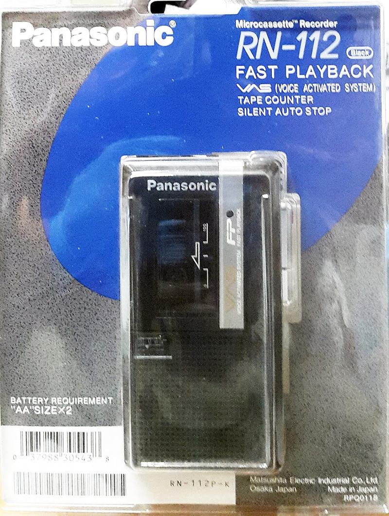Panasonic RN112 Portable Microcassette Recorder — main product image