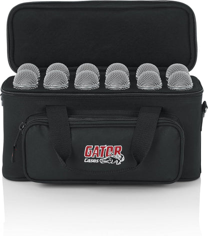 Gator Cases GM-12B Microphone Bag Padded Carry Case