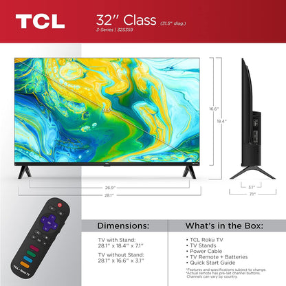TCL 32S359 32" Roku Smart LED TV