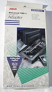 RCA VCA115 VHS-C Cassette Adapter