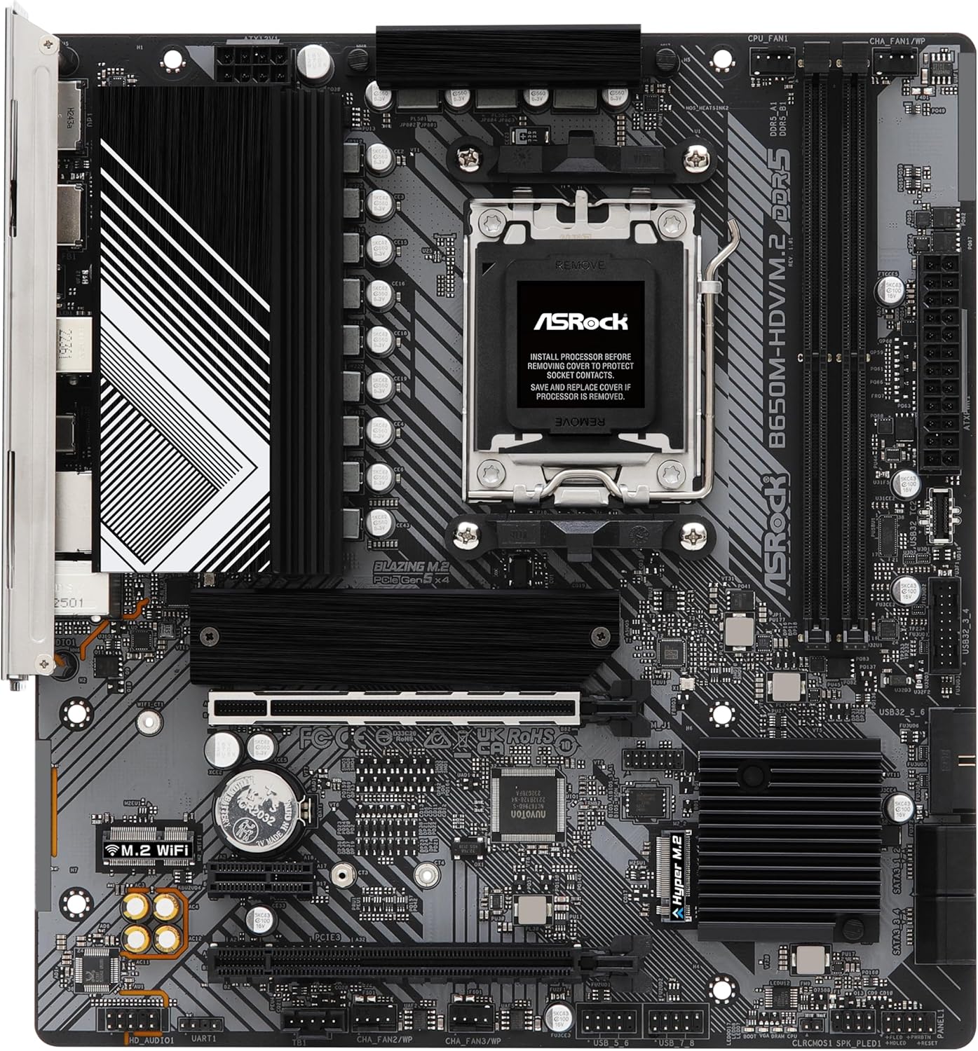 ASRock B650M-HDV/M.2 AM5 Ryzen 7000 Motherboard