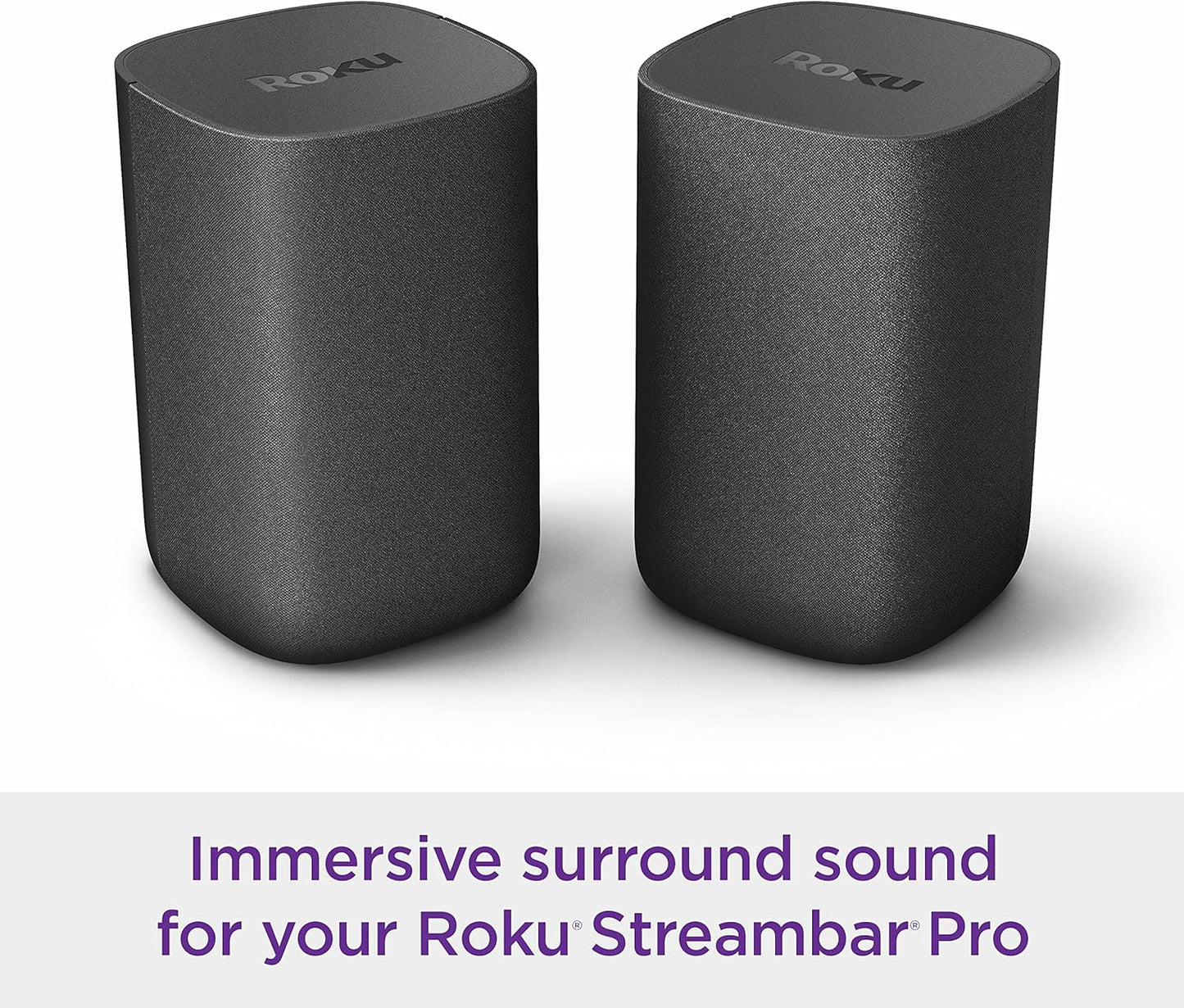 Roku Streambar Pro Surround Sound Set (Renewed)