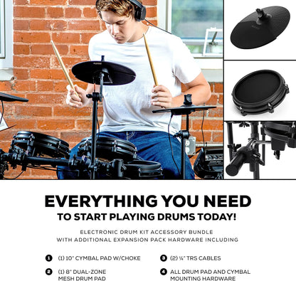 Alesis 9905a0f5 Nitro Mesh Kit Electronic Drum Set