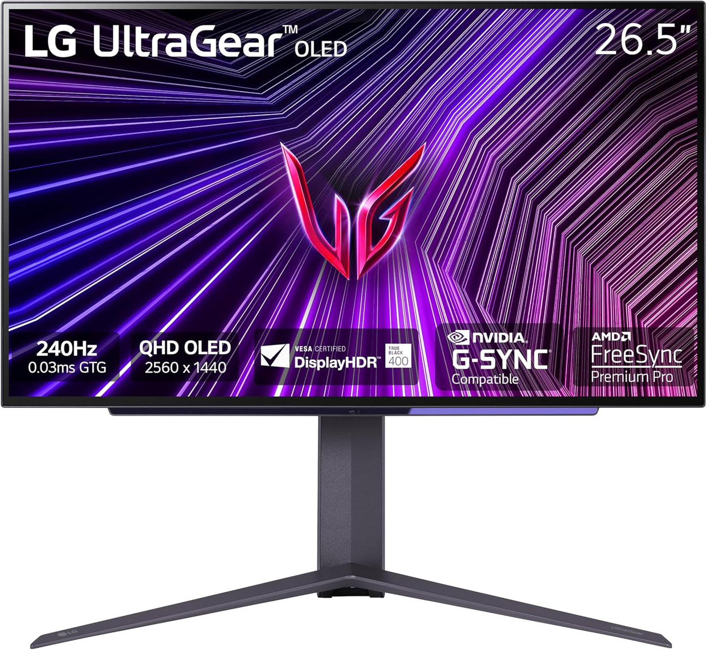 LG 27GS93QE-B.AUS 27" UltraGear OLED QHD 240Hz Gaming Monitor