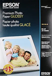 Epson S041289 Premium Glossy Photo Paper 13x19 20 Sheets