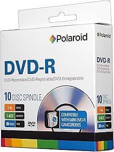 Polaroid PRMDVD0010S Mini DVD-R 1.4GB 10-Pack