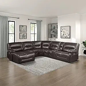 Lexicon 194840171003 Jenkins Power Reclining Sectional Sofa