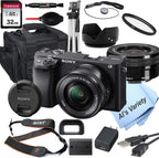 Sony a6400 Mirrorless Camera 16-50mm Lens Bundle (Renewed)