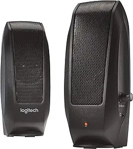 Logitech S120 2.0 Stereo Speakers - Compact Black Speakers