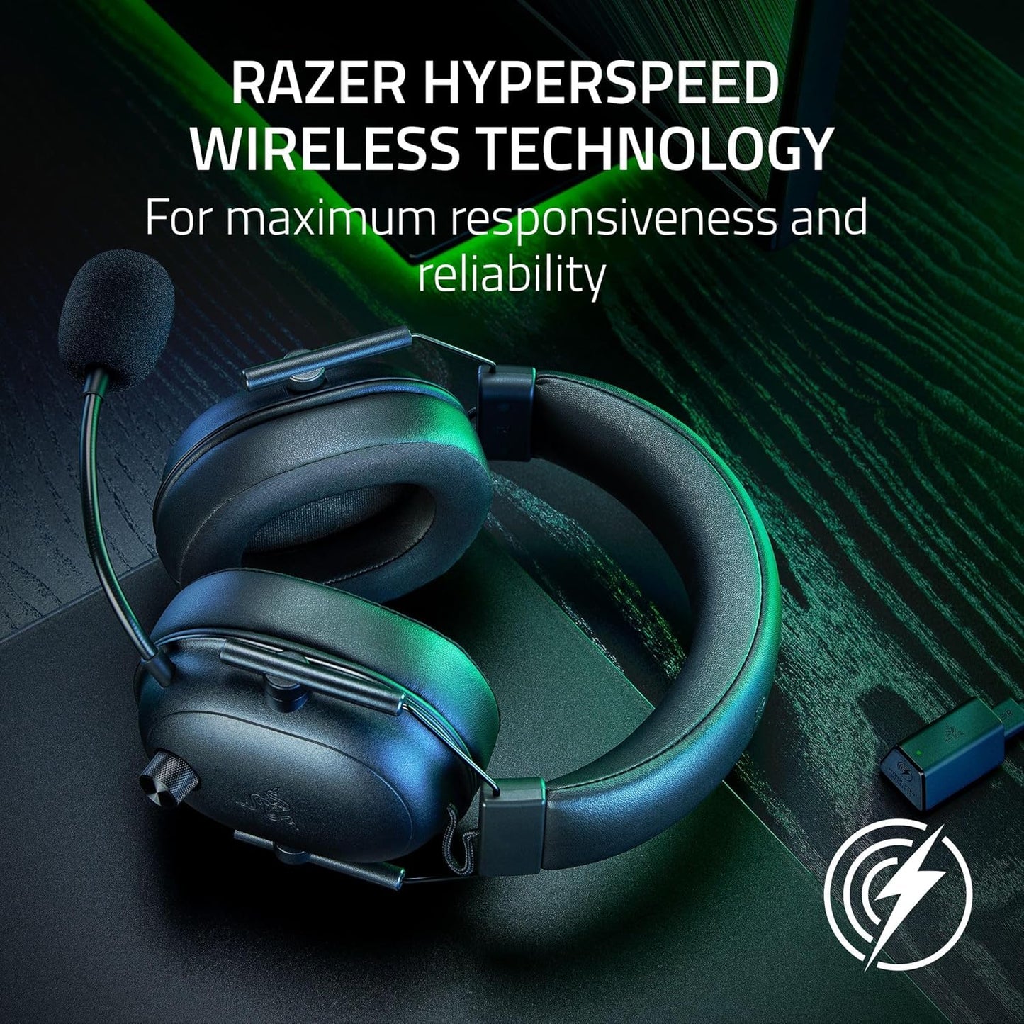 Razer RZ04-04960100-R3U1 BlackShark V2 HyperSpeed Wireless Headset