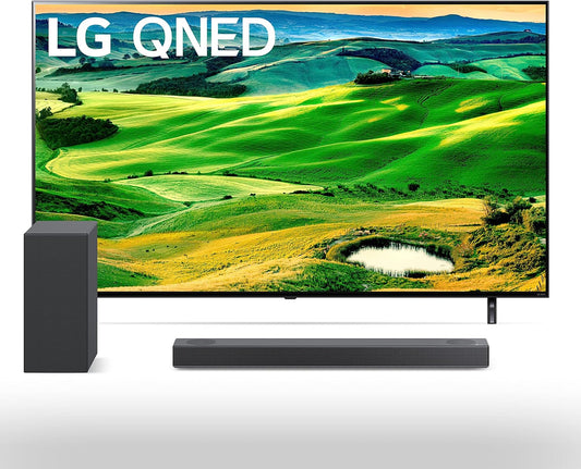 LG 55QNED80 55" 4K Smart TV with S75Q Soundbar