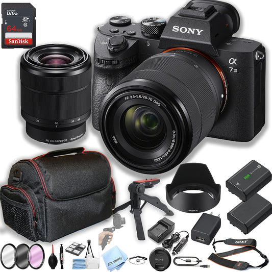 Sony Alpha a7 III Mirrorless Camera Bundle Renewed