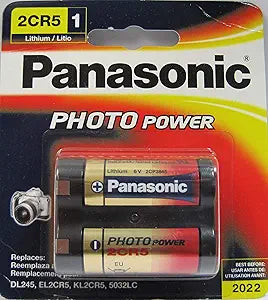 Panasonic 2CR-5MPA/1B Photo Lithium Battery
