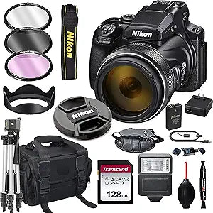 Nikon COOLPIX P1000 Digital Camera 18pc Bundle Renewed