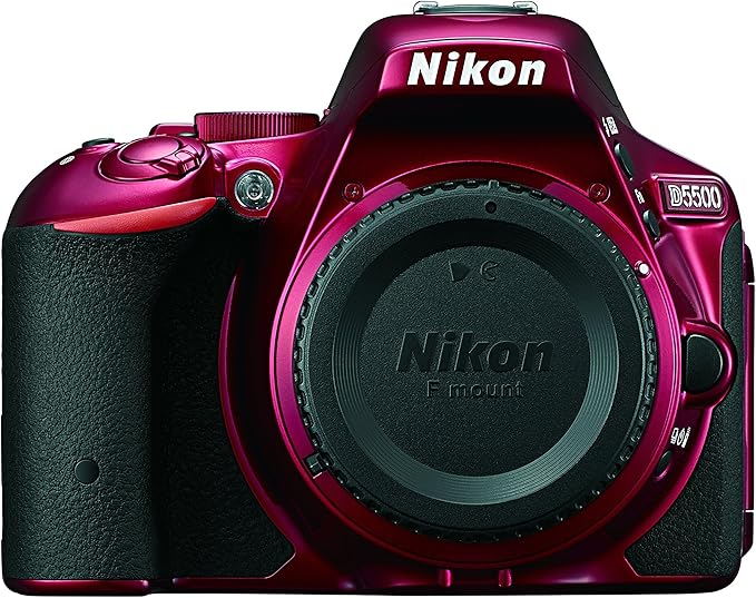 Nikon 1545 D5500 DX-format Digital SLR Body (Red) — main product image
