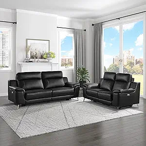 Lexicon 194840168010 Betzer Leather Reclining Living Room Set