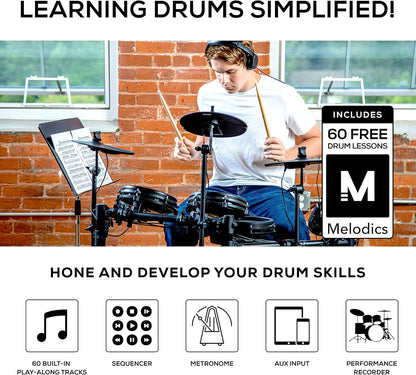 Alesis Drums Nitro Mesh Kit: Complete Electric Drum Set Bundle
