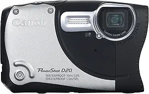 Canon PowerShot D20 Digital Camera Waterproof