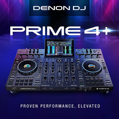 Denon DJ PRIME4+ 4-Deck Stem DJ Controller