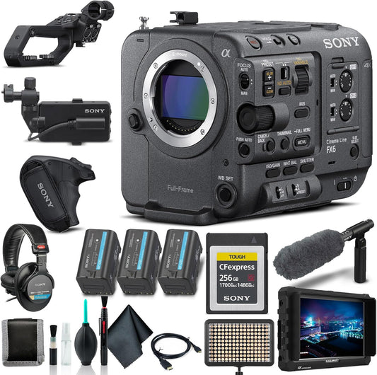 Sony ILME-FX6V_AV_2 FX6 Full-Frame Cinema Camera Kit
