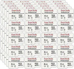 SanDisk SDSDQAF3-008G-I Industrial 8GB Micro SD Card Reader Bundle
