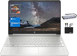 HP 2023 15 Laptop Ryzen 3 512GB SSD Win 11 Pro