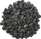 MSI AMZ-LSC-0011P Polished Black Decorative Pebbles 40 lb Bag