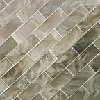 MSI AMZ-MD-00325-SAM Opalina Beige Glass Subway Tile Sample