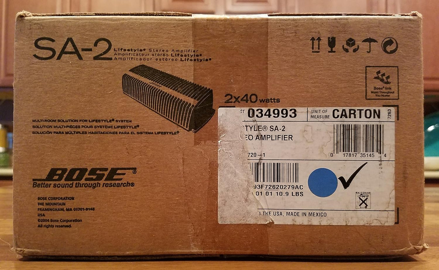 Bose 34993 Lifestyle SA-2 Stereo Amplifier - Black