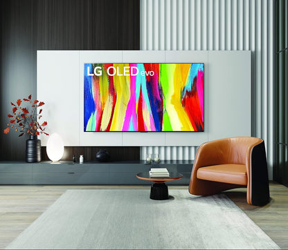LG CRT2LGOLED48C2PUA 48" OLED 4K Smart TV, Renewed