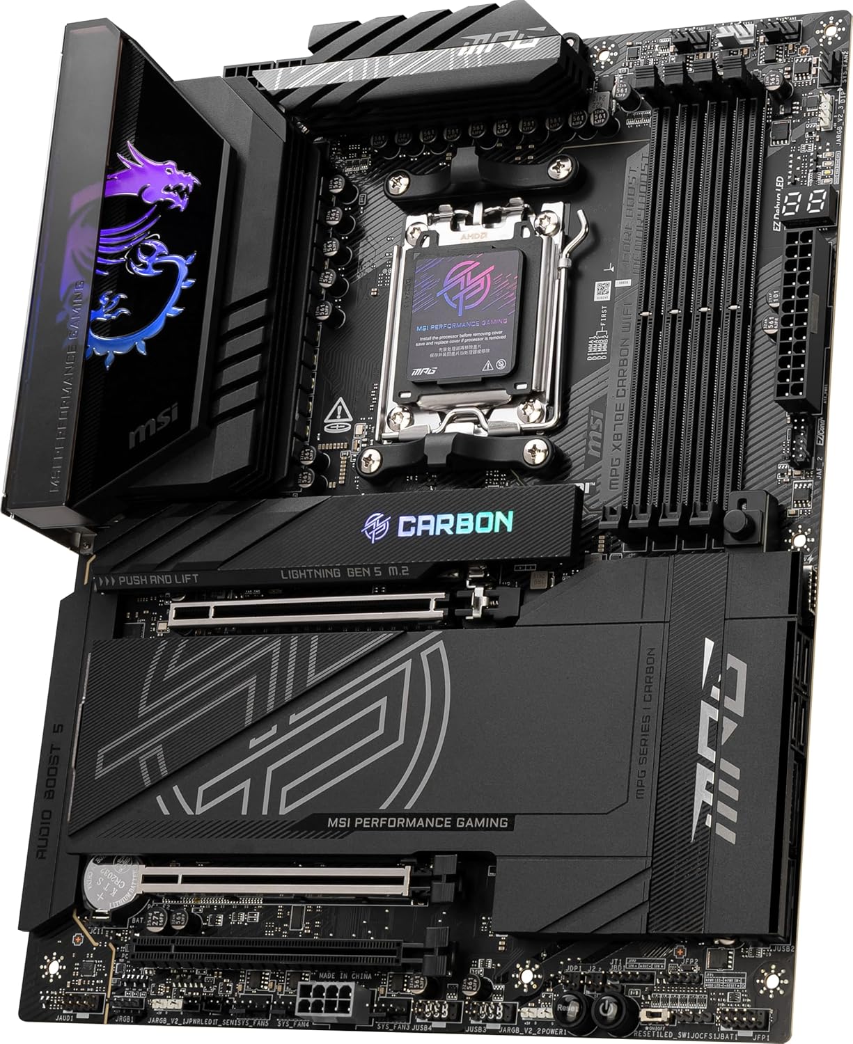 MSI MPG X870E Carbon WiFi AMD Gaming Motherboard