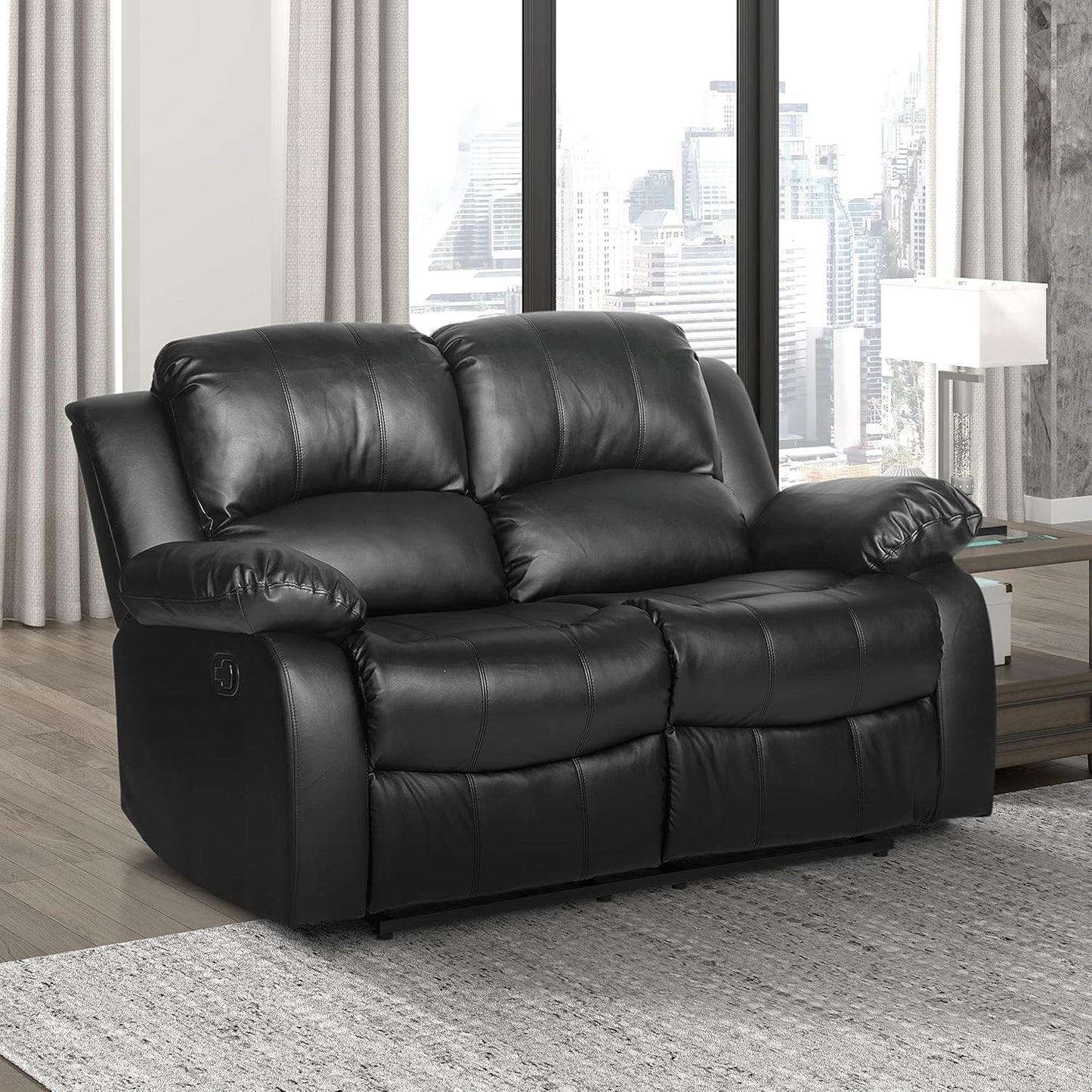 Lexicon Manual Reclining Sofa Theater Seating Loveseat