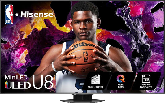 Hisense 75U8N 75-Inch ULED 4K Smart TV: Mini-LED Pro