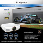 Epson Home Cinema 5050UB 4K PRO-UHD Projector (Renewed)