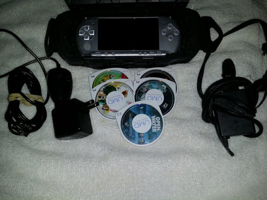 Sony PSP 3001 Bundle with Case and Games