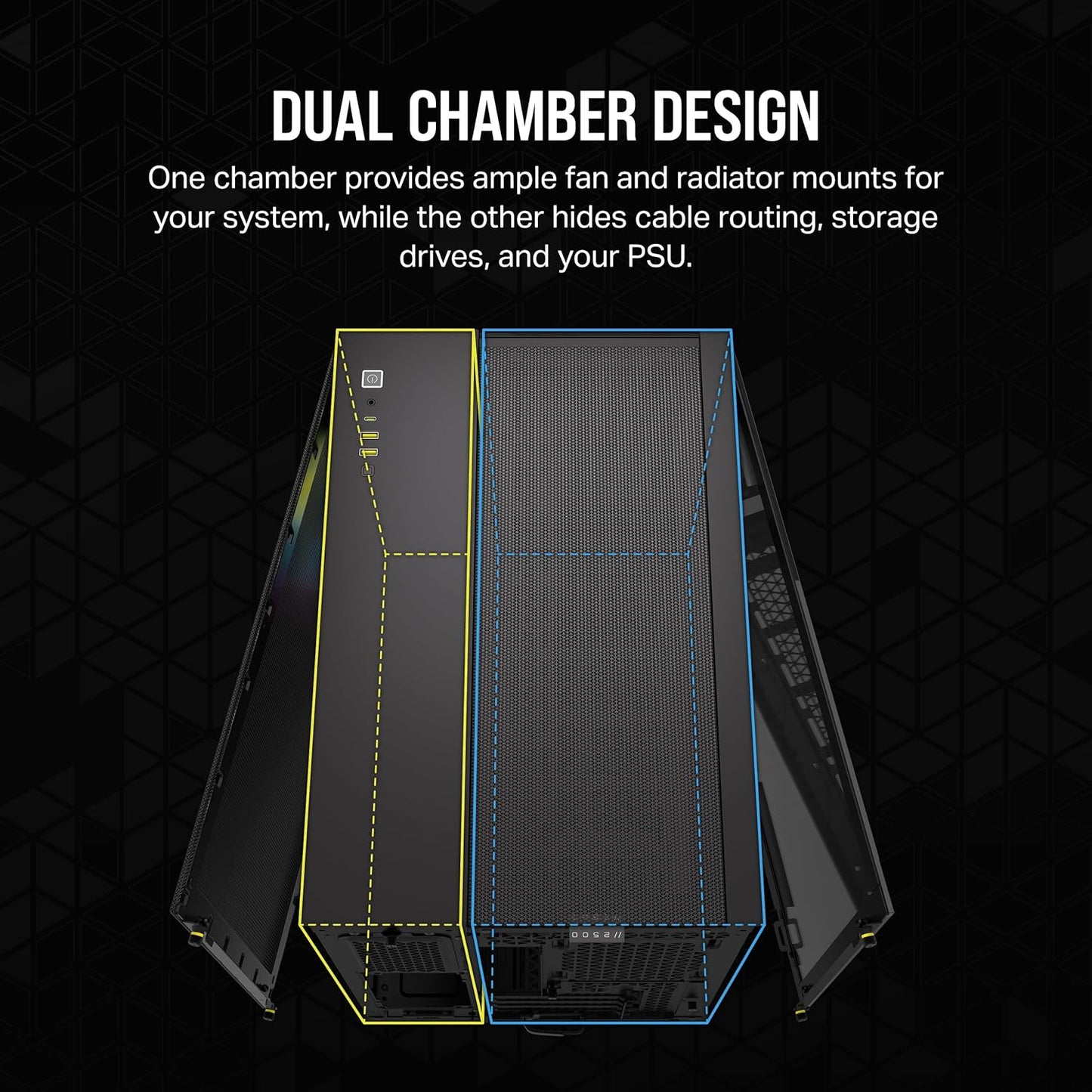 Corsair CC-9011267-WW iCUE LINK 2500X RGB mATX PC Case