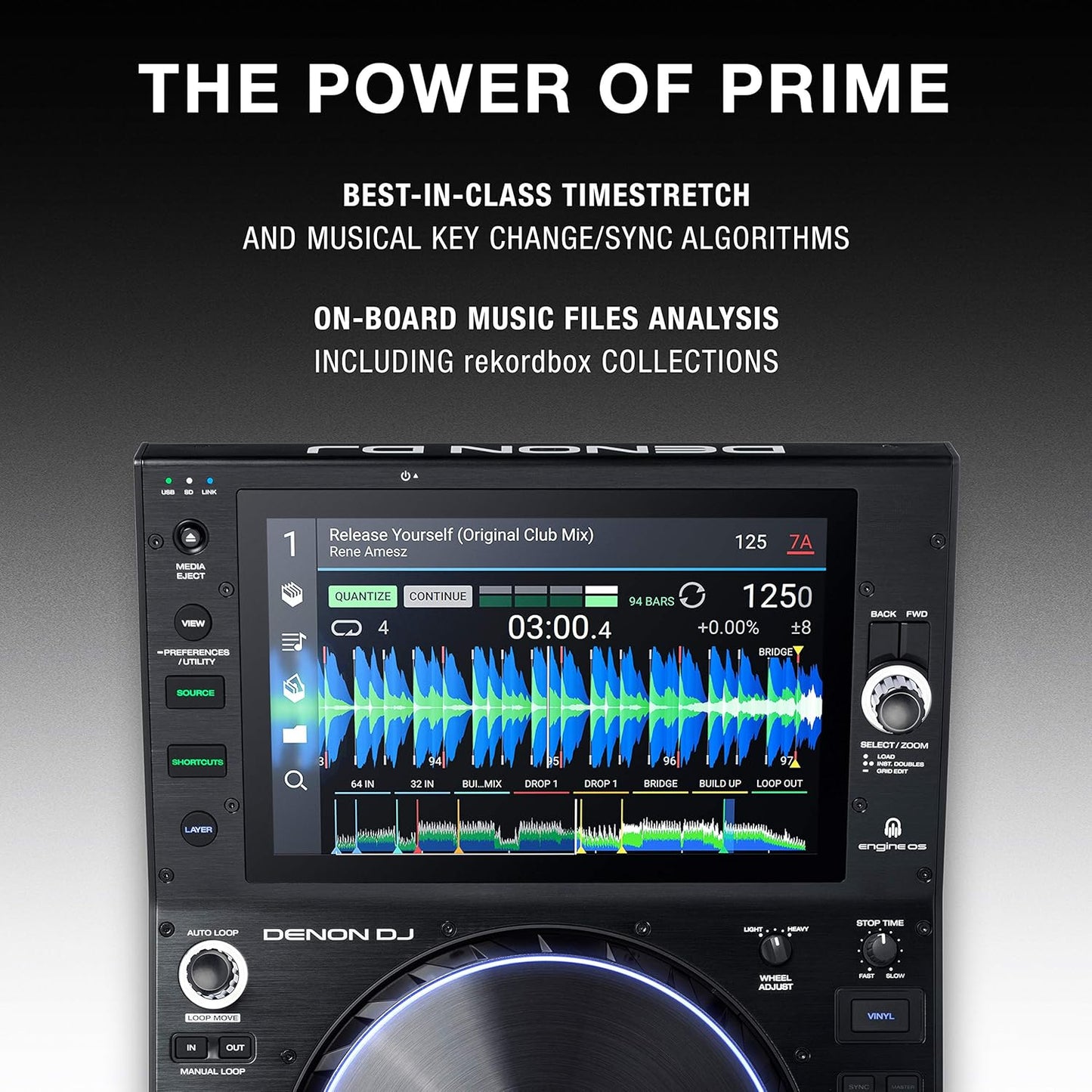 Denon DJ SC6000 PRIME Standalone DJ Media Player WiFi
