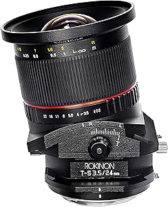 Rokinon TSL24M-E 24mm f/3.5 Tilt-Shift Lens for Sony E-Mount
