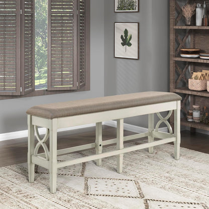 Lexicon 194840249351 Fugue Gray Counter Height Bench