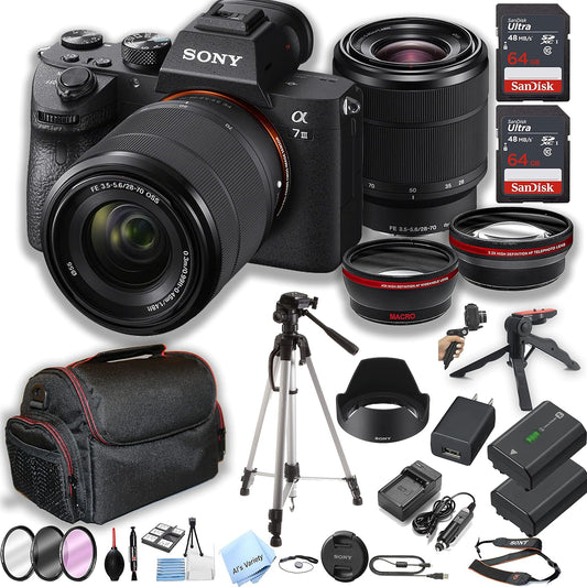 Sony a7 III Mirrorless Camera 28-70mm Bundle Renewed