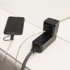 GE 41282 8ft Braided 3-Outlet Extension Cord