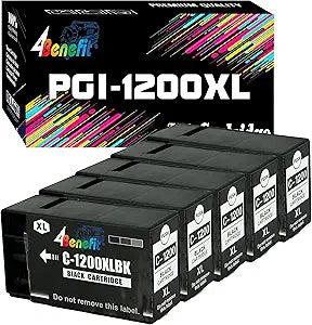 Dell 4B-CA-1200 PGI-1200XL Black Ink Cartridge 5-Pack — main product image
