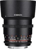 Rokinon DS85M-S 85mm T1.5 Cine Lens Sony A Mount