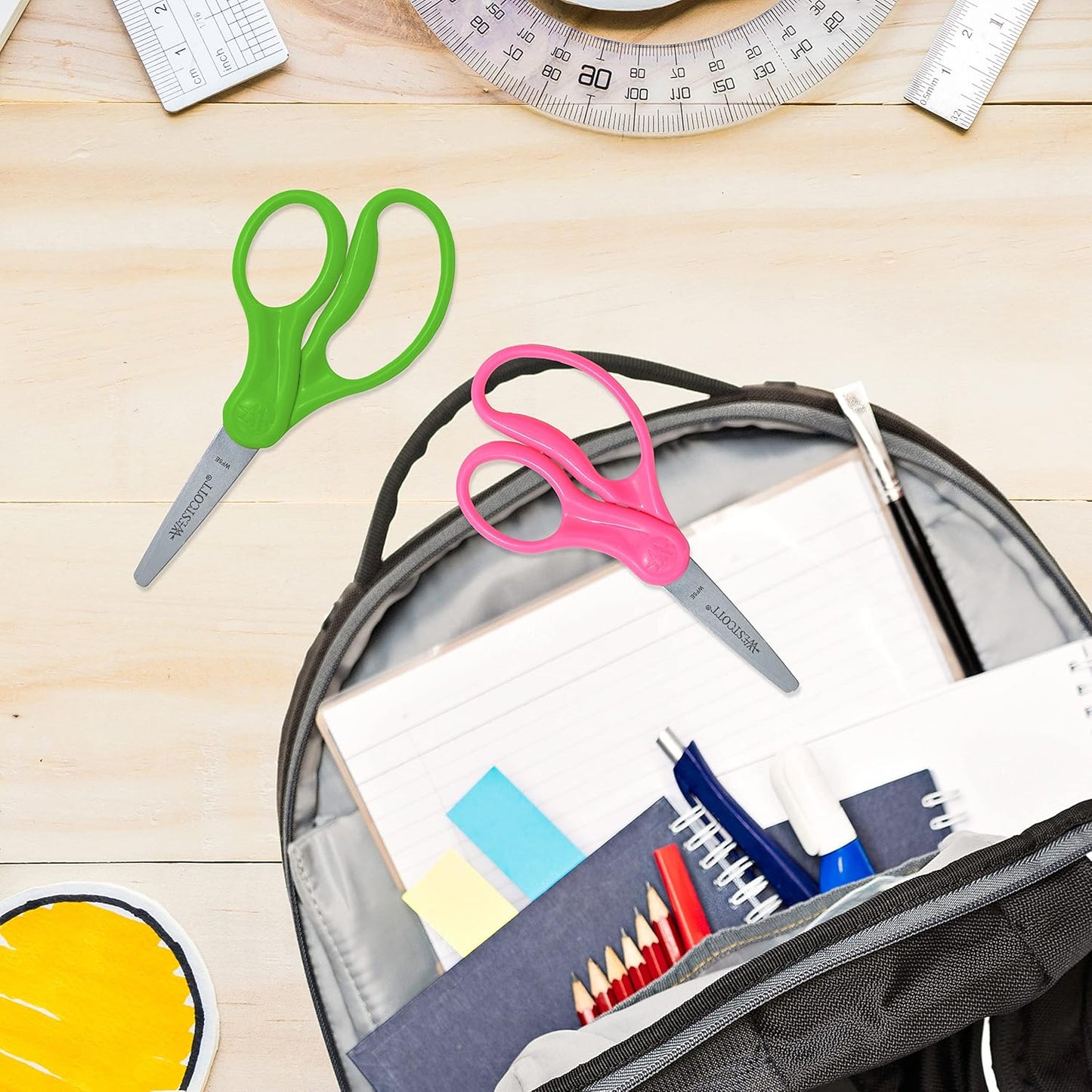 Westcott 13132 Kids Scissors 5" 2-Pack