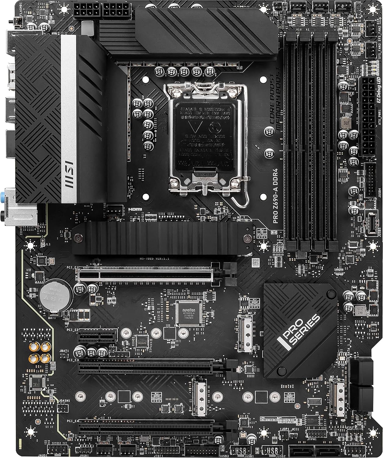 MSI Z690-A DDR4 ProSeries LGA 1700 Motherboard