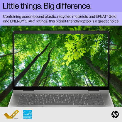 HP 9R1M5UA#ABA Envy x360 15" FHD Touch Laptop, Intel Ultra 5