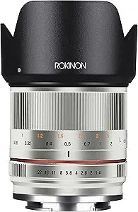 Rokinon RK21M-E-SIL 21mm f/1.4 Lens Sony E-Mount Silver
