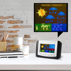 RCA Weather Station Alarm Clock with Color Display